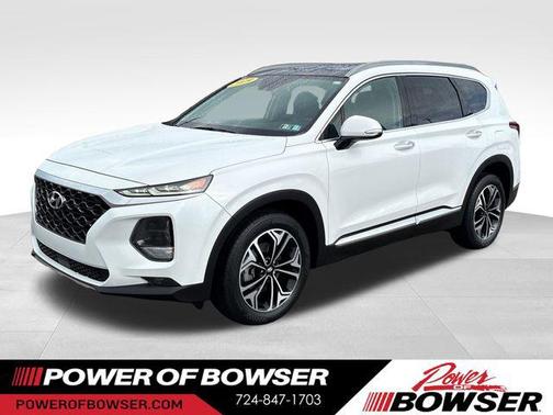Quartz White 2019 Hyundai SANTA FE Limited 2.0T