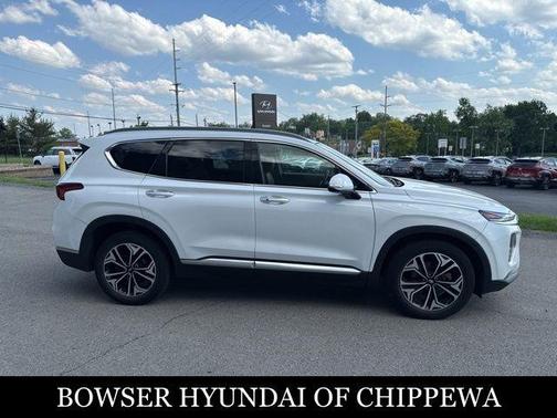 Quartz White 2019 Hyundai SANTA FE Limited 2.0T