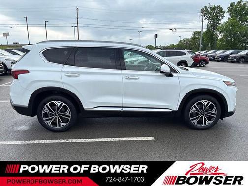 Quartz White 2019 Hyundai SANTA FE Limited 2.0T