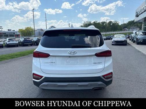 Quartz White 2019 Hyundai SANTA FE Limited 2.0T