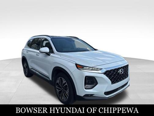 Quartz White 2019 Hyundai SANTA FE Limited 2.0T