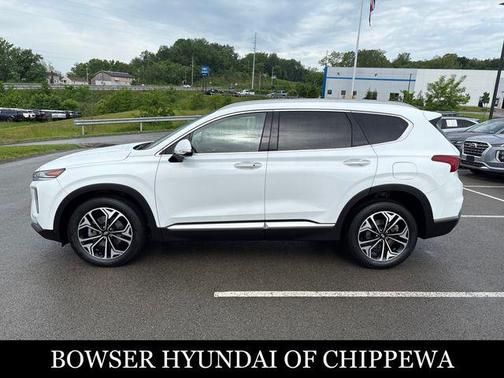 Quartz White 2019 Hyundai SANTA FE Limited 2.0T
