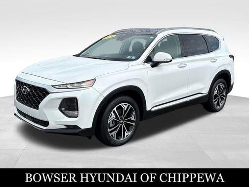 Quartz White 2019 Hyundai SANTA FE Limited 2.0T