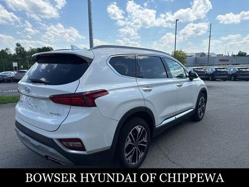 Quartz White 2019 Hyundai SANTA FE Limited 2.0T