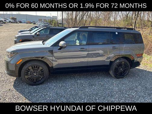 Hampton Gray 2026 Hyundai SANTA FE HEV Calligraphy