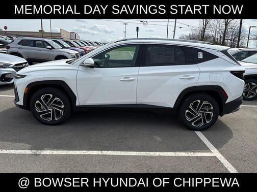 Creamy White Pearl 2026 Hyundai TUCSON Hybrid Limited