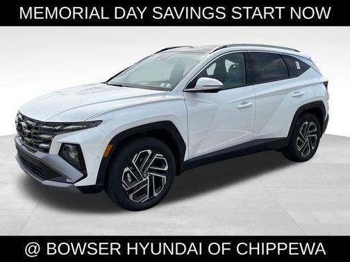 Creamy White Pearl 2026 Hyundai TUCSON Hybrid Limited