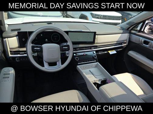 Serenity White 2026 Hyundai SANTA FE Calligraphy