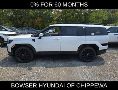 Serenity White 2026 Hyundai SANTA FE Calligraphy