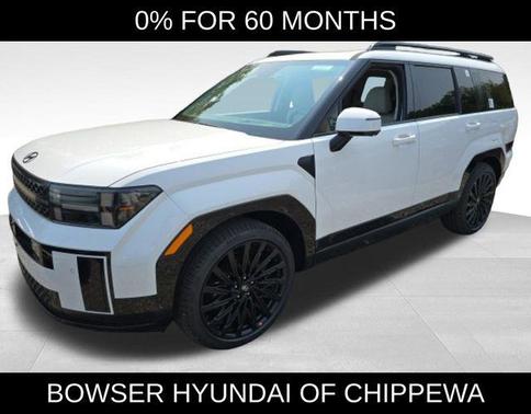 Serenity White 2026 Hyundai SANTA FE Calligraphy