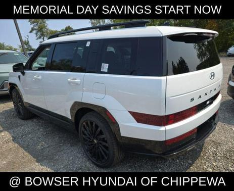 Serenity White 2026 Hyundai SANTA FE Calligraphy