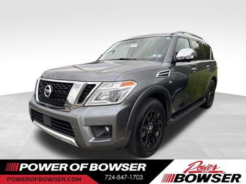 Gun Metallic 2018 Nissan Armada Platinum
