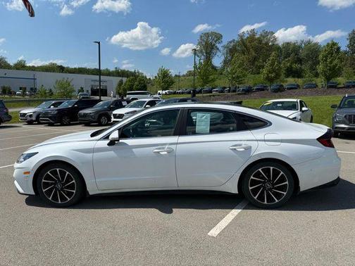 Quartz White 2021 Hyundai SONATA Limited