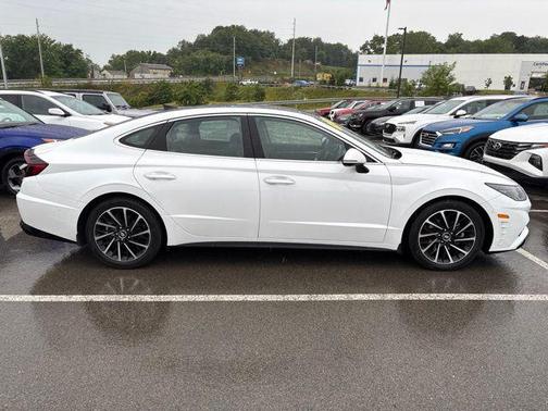 Quartz White 2021 Hyundai SONATA Limited
