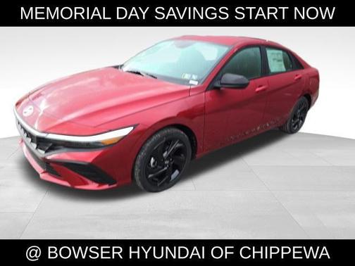 Ultimate Red 2026 Hyundai ELANTRA HEV SEL Sport