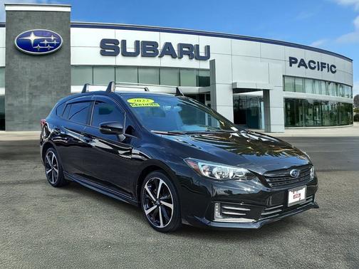 Crystal Black Silica 2022 Subaru Impreza Sport