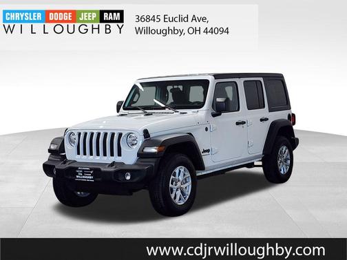 Bright White Clearcoat 2023 Jeep Wrangler Sport