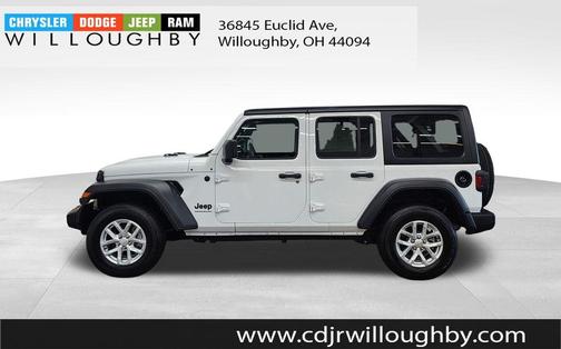 Bright White Clearcoat 2023 Jeep Wrangler Sport