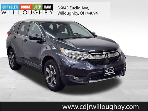 Gray 2018 Honda CR-V EX-L