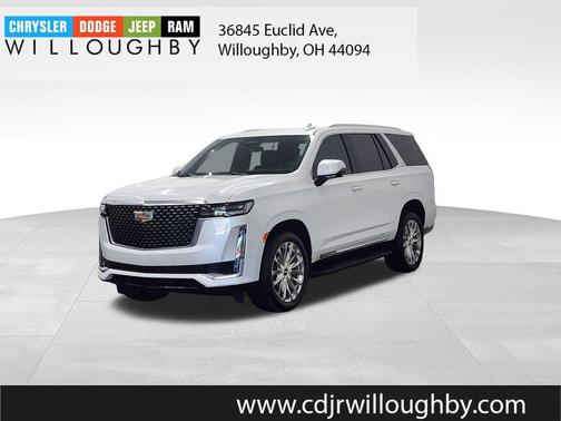 Crystal White Tri-Coat 2021 Cadillac Escalade Premium Luxury