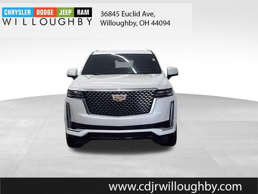 Crystal White Tri-Coat 2021 Cadillac Escalade Premium Luxury