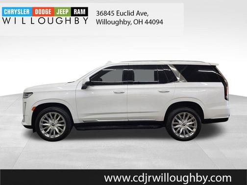 Crystal White Tri-Coat 2021 Cadillac Escalade Premium Luxury