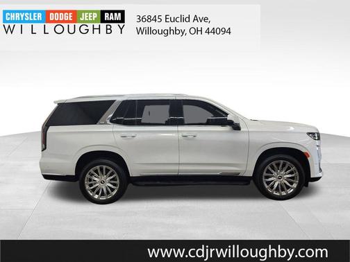 Crystal White Tri-Coat 2021 Cadillac Escalade Premium Luxury