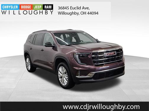 Crystal Metallic 2025 GMC Acadia Elevation