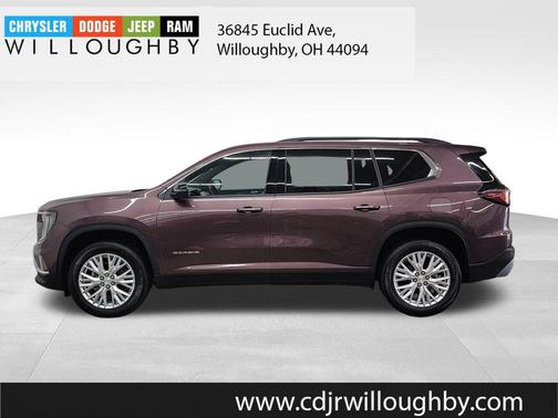 Crystal Metallic 2025 GMC Acadia Elevation