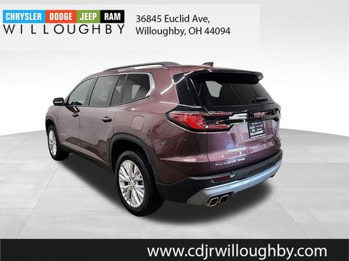 Crystal Metallic 2025 GMC Acadia Elevation