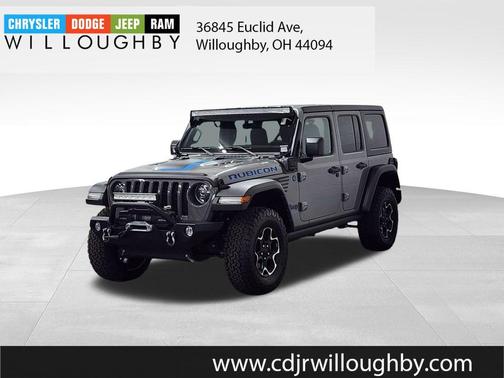 Sting Gray Clearcoat 2023 Jeep Wrangler 4xe Rubicon