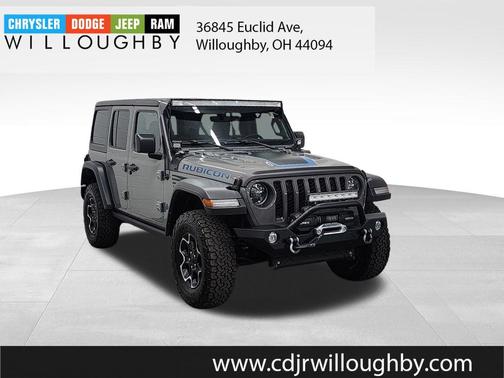 Sting Gray Clearcoat 2023 Jeep Wrangler 4xe Rubicon