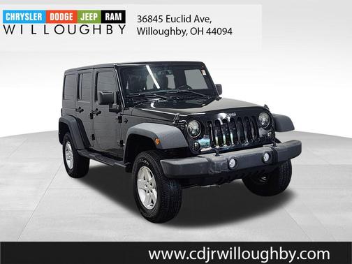 Black Clearcoat 2017 Jeep Wrangler Unlimited Sport