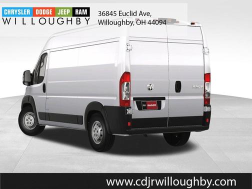 Bright White Clearcoat 2024 RAM ProMaster 2500 High Roof