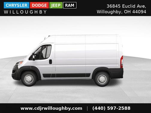 Bright White Clearcoat 2024 RAM ProMaster 2500 High Roof