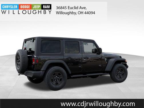Black Clearcoat 2026 Jeep Wrangler Sport