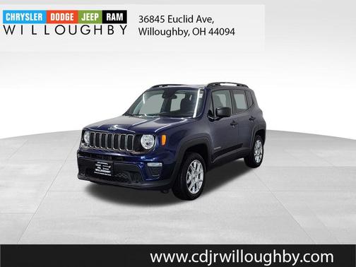 Jetset Blue Clearcoat 2021 Jeep Renegade Sport