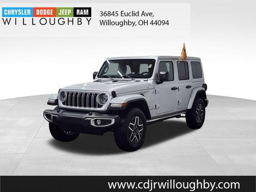 Silver Zynith Clearcoat 2024 Jeep Wrangler Sahara