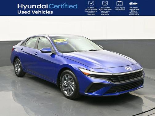 Intense Blue 2024 Hyundai ELANTRA HEV Blue