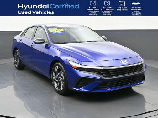 Intense Blue 2025 Hyundai ELANTRA Sport