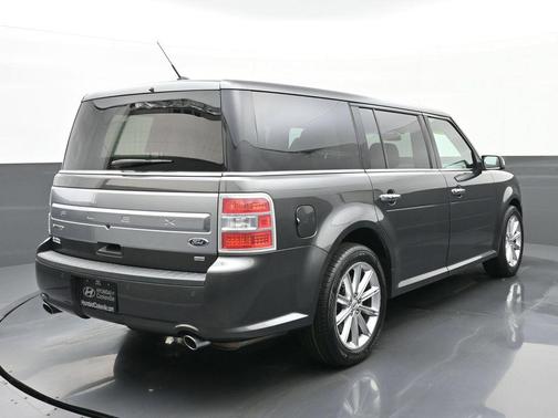 White Platinum Metallic Tri-Coat 2017 Ford Flex Limited