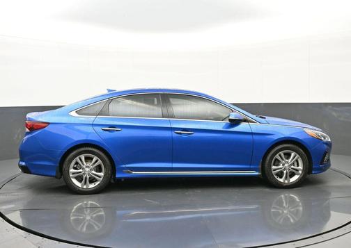 Electric Blue 2018 Hyundai SONATA Sport
