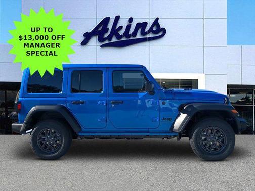 Hydro Blue Pearlcoat 2026 Jeep Wrangler Sport S