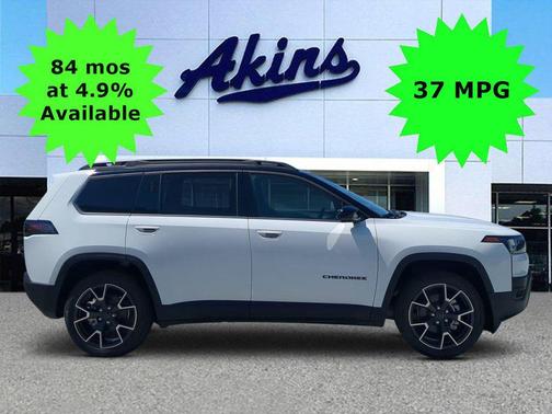 Bright White Clearcoat 2026 Jeep Cherokee Overland