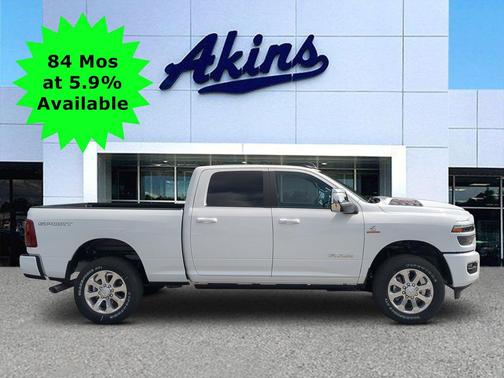 Bright White Clearcoat 2026 RAM 2500 Laramie Crew Cab 4x4 6'4' Box