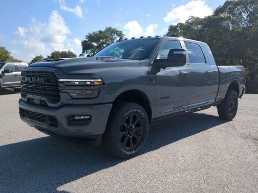 Ceramic Gray Clearcoat 2026 RAM 2500 Laramie Mega Cab 4x4 6'4' Box