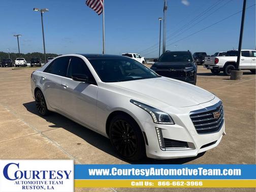 Crystal White Tricoat 2018 Cadillac CTS 3.6L Luxury
