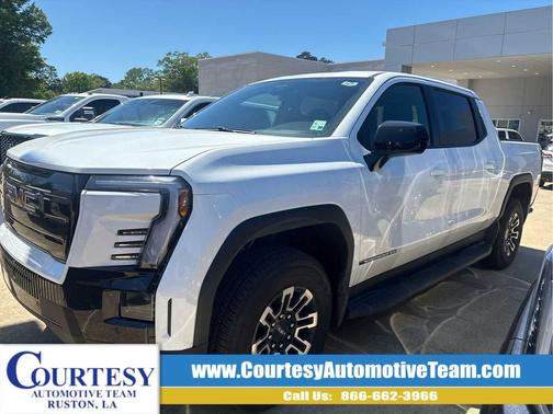 Summit White 2026 GMC Sierra EV Standard Range Elevation