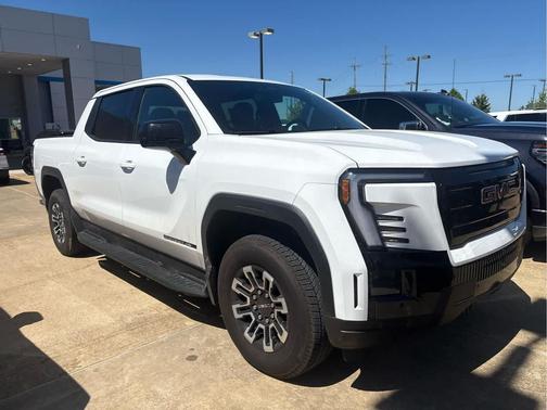 Summit White 2026 GMC Sierra EV Standard Range Elevation