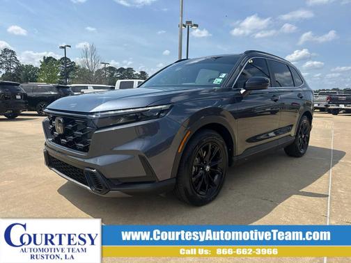 Meteorite Gray Metallic 2025 Honda CR-V Hybrid Sport FWD